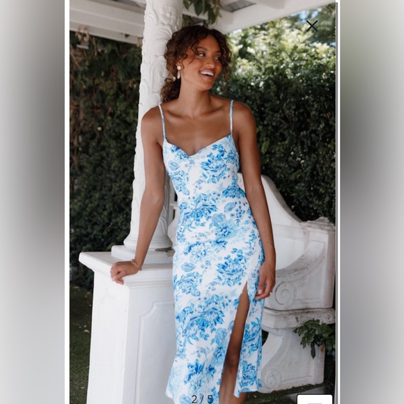 NWOT- Petal & Pup Yelena Dress, Blue, Size 4 - Picture 2 of 12